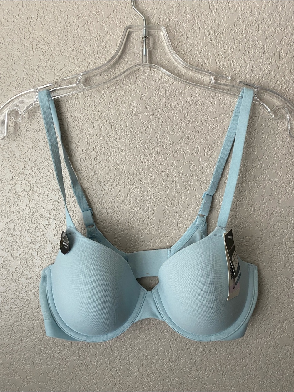 Wacoal Light Blue T-Shirt wired Bra 34D